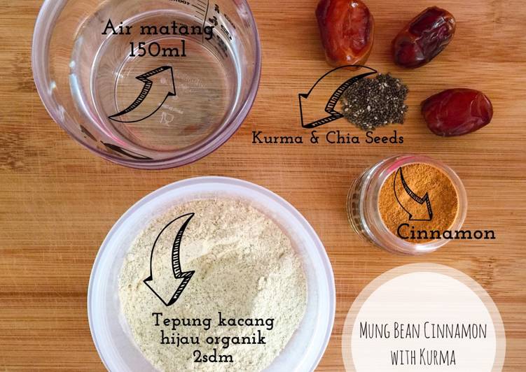 Resep: Mung Bean Cinnamon with Kurma - Mpasi 6 Bulan yang Lezat