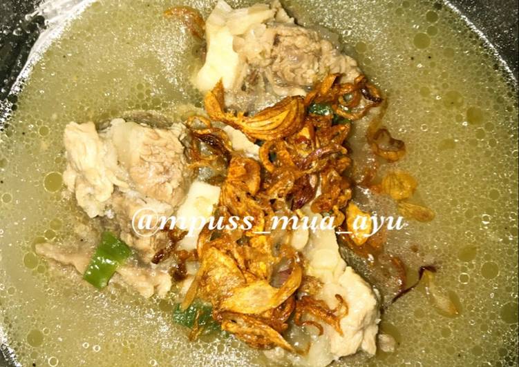 Langkah Mudah untuk Menyiapkan Tulang iga kuah gurih Anti Gagal