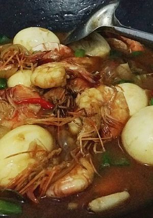 Foto resep Udang saus tiram pedas