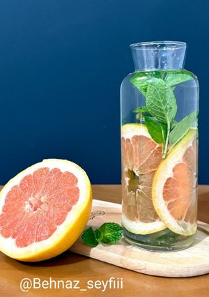 عکسی از دستور دیتاکس واتر گریپ فروت