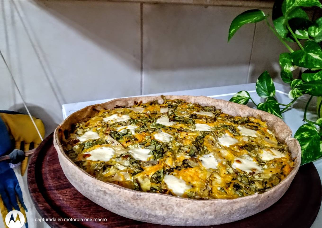 Tarta de lechuga y calabaza