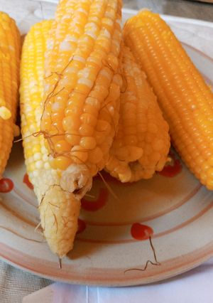 A picture of Boiled Corn.