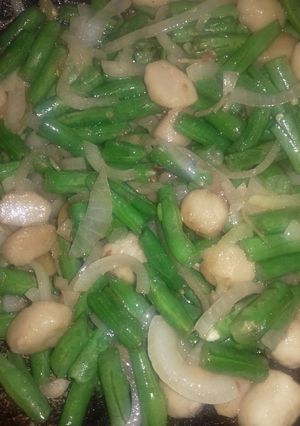 Foto resep Tumis buncis baso simpel banget