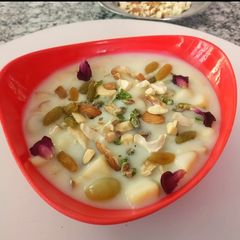 Custard an authentic dish A picture of Custard an authentic dish.