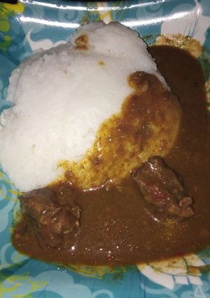 A picture of Tuwan shinkafa miyan kuka.
