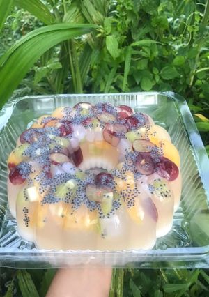 Foto resep Puding Buah Susu