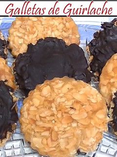 Una foto de Galletas de Guirlache con Chocolate