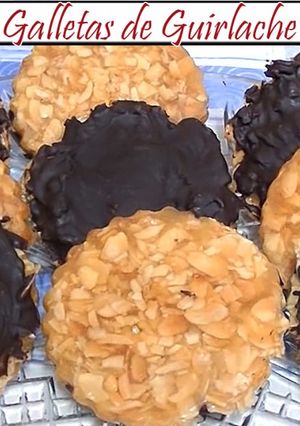 Una foto de Galletas de Guirlache con Chocolate