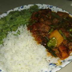 A picture of Hot beef veg #pepperrecipe.