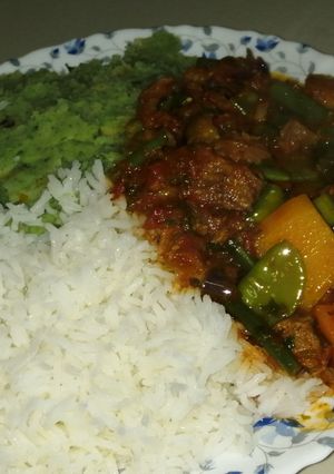 A picture of Hot beef veg #pepperrecipe.