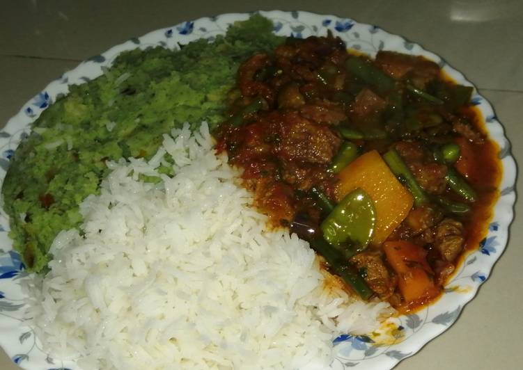 Recipe of Speedy Hot beef veg #pepperrecipe