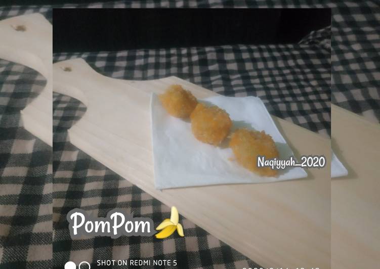 Langkah Mudah untuk Membuat 98. Pom Pom Pisang (Banana pom pom), Lezat Sekali
