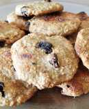 Galletitas de avena, bananas y pasas 😋
