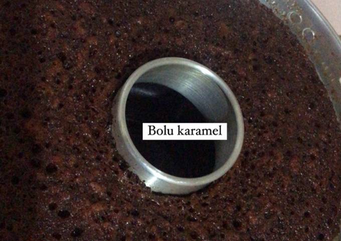 Yuk intip, Resep membuat Bolu karamel /sarang semut (no mixer) dijamin nikmat