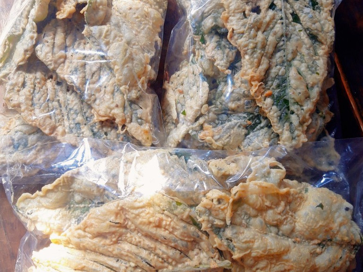 Resep Keripik bayam / peyek bayam layak jual Anti Gagal
