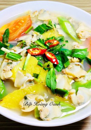 Hình của món Canh Chua Nghêu.