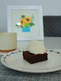 Bánh Brownie mềm ẩm ít ngọt