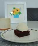 Bánh Brownie mềm ẩm ít ngọt