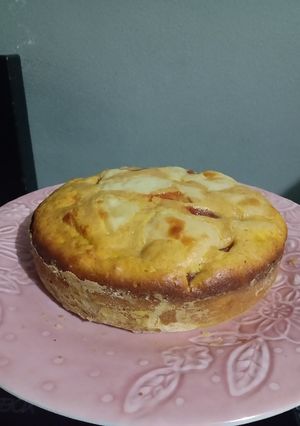 Una foto de Torta de ahuyama con queso y bocadillo