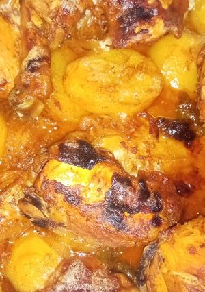 صورة لوصفة فراخ بالبطاطس بطريقتي 😋🥰💕