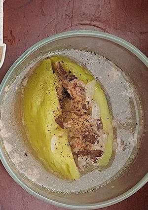 Hình của món Canh khổ qua (mướp đắng) nhồi thịt.