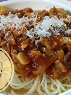 Foto resep Spaghetti Chicken Spicy Bolognese