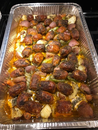 Recipe Roasted Chicken Thighs with Hot Italian Sausage the Perfect Can spoil the tongue