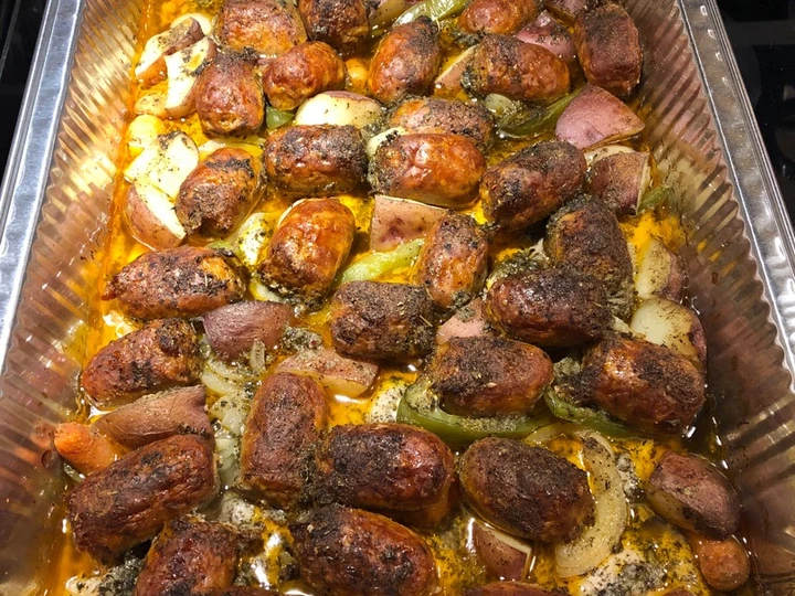 Recipe Roasted Chicken Thighs with Hot Italian Sausage the Perfect Can spoil the tongue