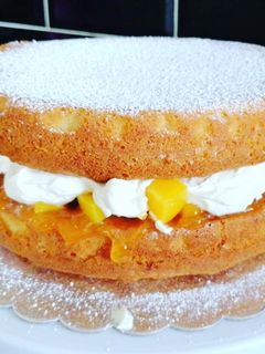 Victoria sponge cake recept fotója