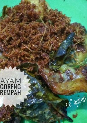 Foto resep Ayam goreng rempah/laos/serondeng