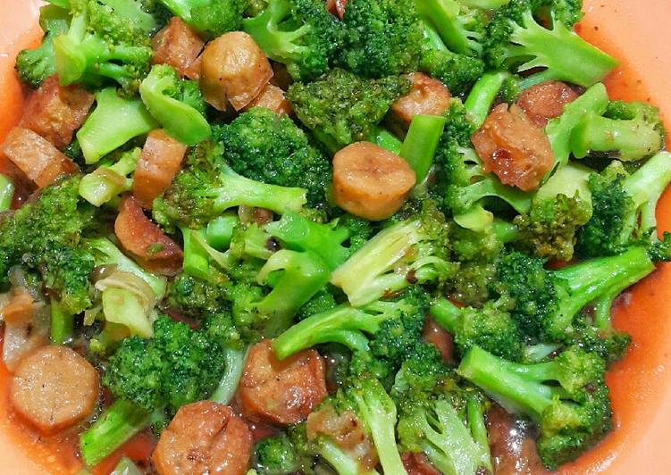 Resep 73. Tumis Brokoli Saus Tiram yang Enak Banget