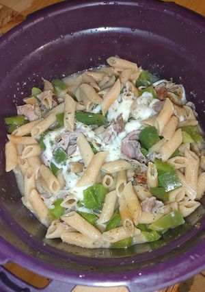 Une photo de One pot pasta micro onde