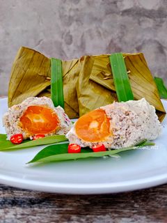 Foto resep Botok Tahu Telur Asin