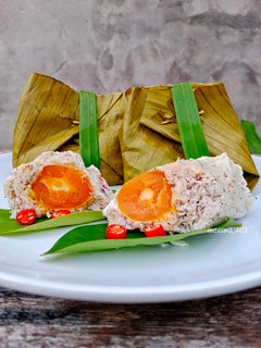 Foto resep Botok Tahu Telur Asin