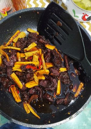 Foto resep Lada hitam kambing