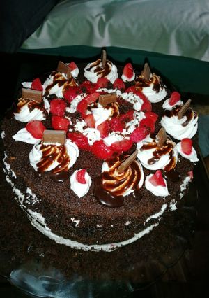 Una foto de Nude cake de chocolate
