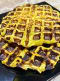 Waffles de plátano