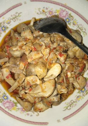 Foto resep Tumis jamur pedas