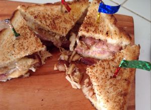 Una foto de Sándwich club