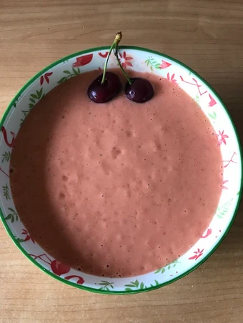 Receta Salmorejo de cerezas  que Delicioso