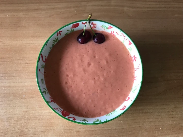 Receta Salmorejo de cerezas  que Delicioso