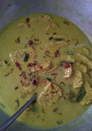 Foto resep Sayur tempe santan kuning #bikinramadhanberkesan