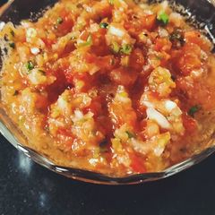 A picture of Salsa dip.