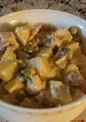 عکسی از دستور سالاد مرغ و ماست