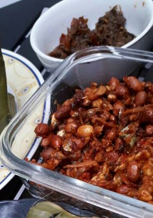 Foto resep Kering Teri Tempe Kacang Simple tapi Maknyus 😋