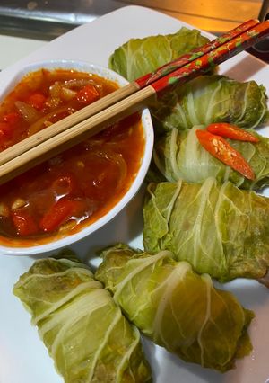 Foto resep Sawi Gulung isi Daging