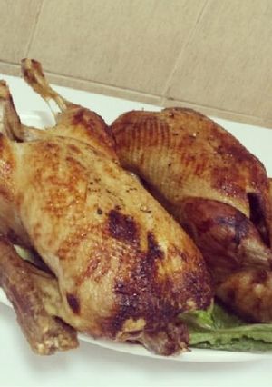 صورة لوصفة بط مشوي