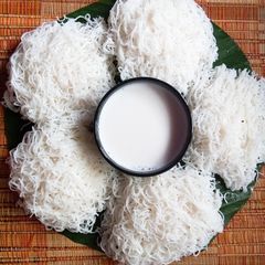 A picture of Idiyappam.