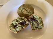 A picture of matcha muffin