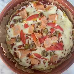 -بيتزا البطاطس اللذيذه🍕🥔!-レシピのメイン写真